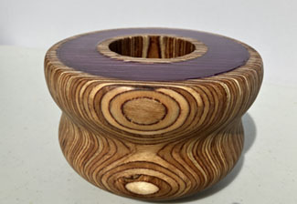 Handmade wood bowls just finished from a variety of species of trees